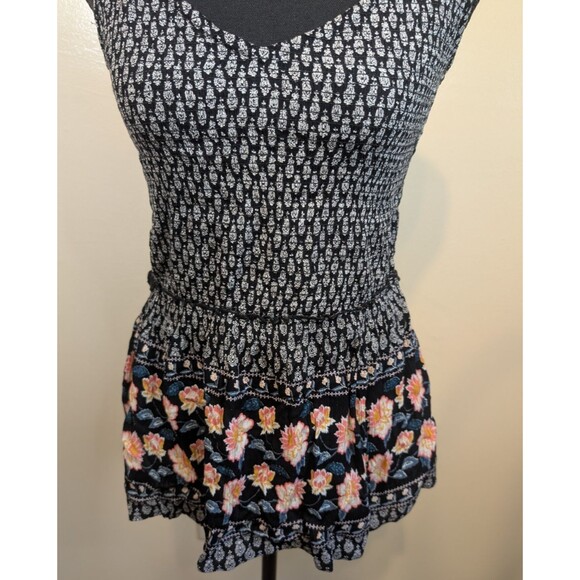 Patrons Of Peace Smocked Tank Top Cami Floral Boho Size Small - Picture 5 of 12